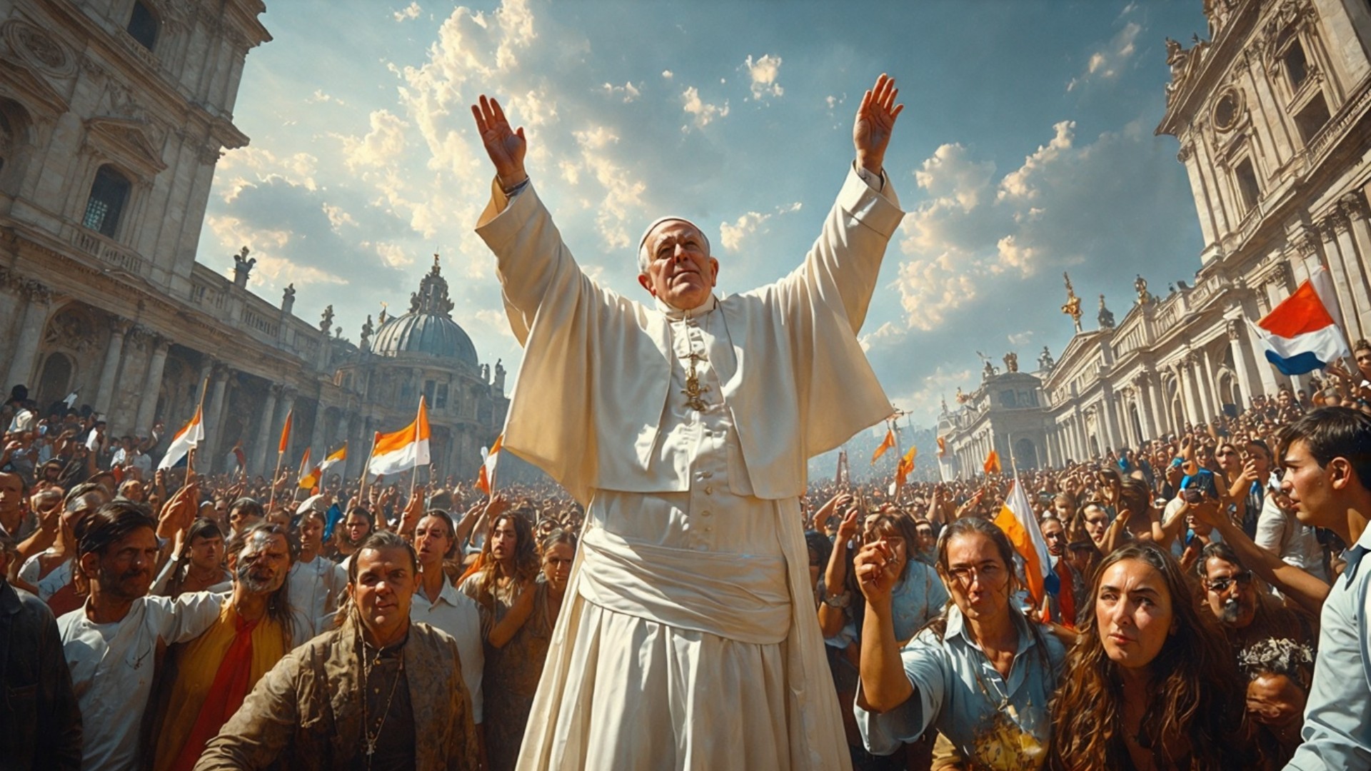 Papa Leão XIV pede paz em Domingo de Ramos