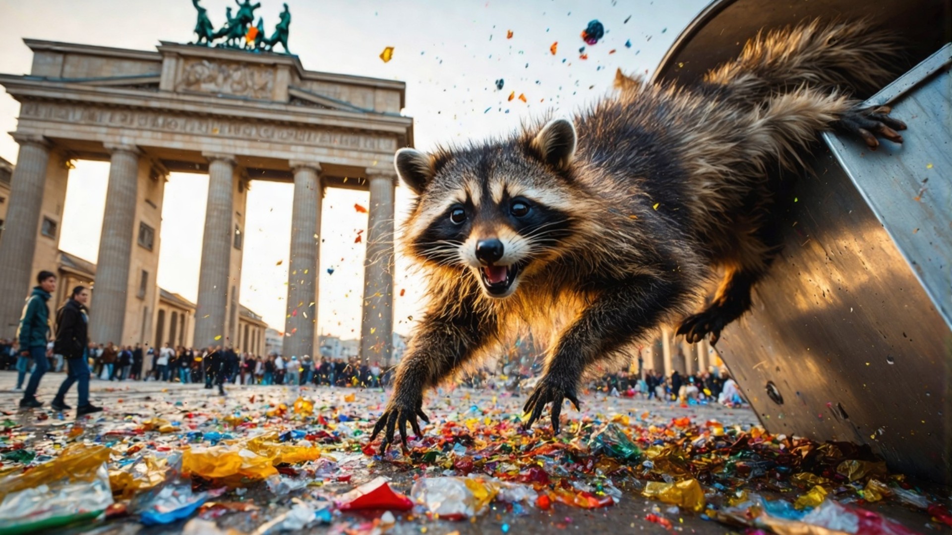 O segredo que poucos conhecem sobre os guaxinins de Berlim!