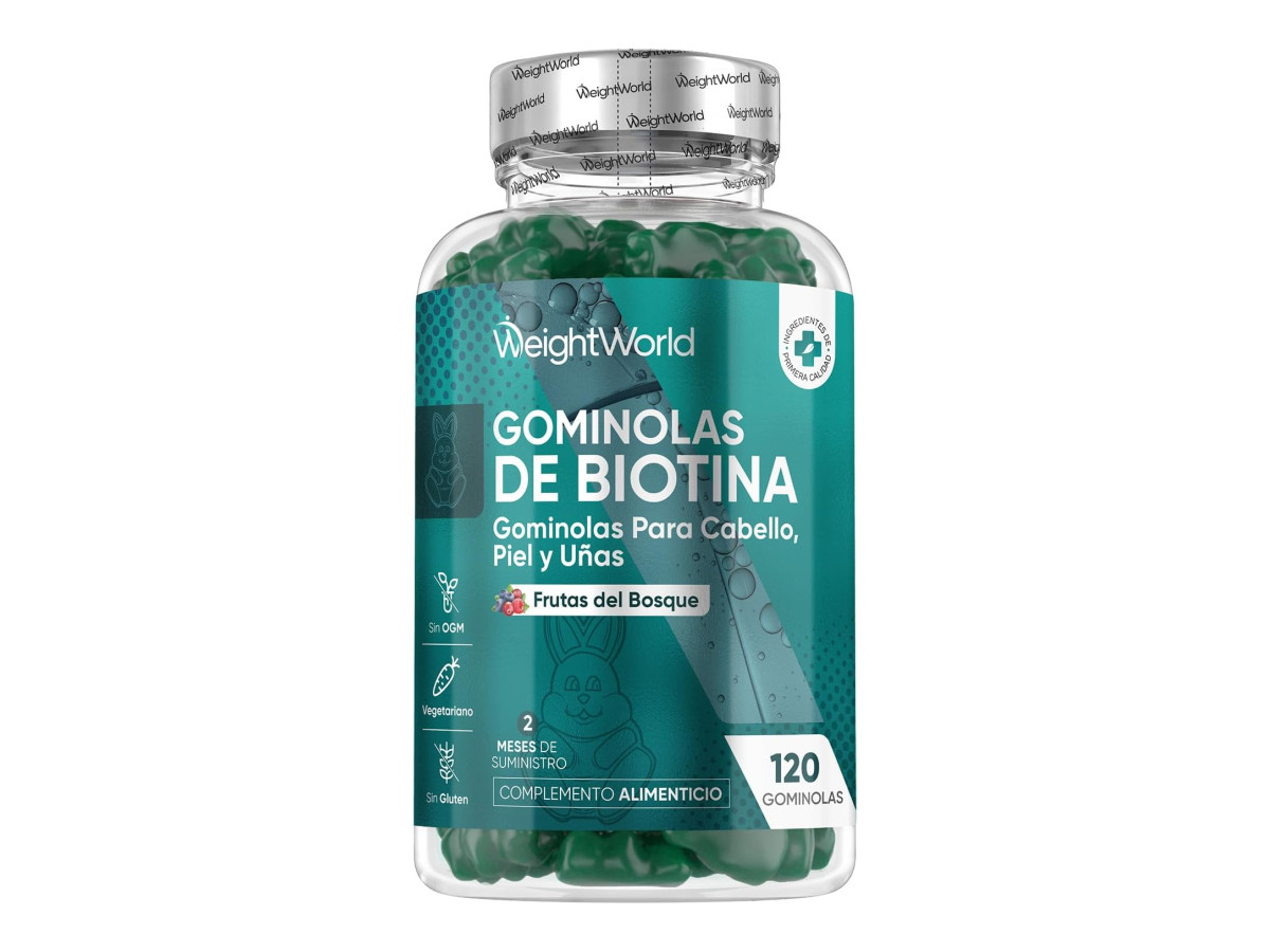 Biotin Gummies 5000 mcg: Suplemento Vegetariano